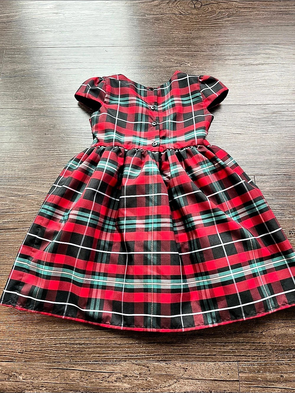 George Tartan Plaid Holiday Dress Girls Plaid Party Dress Size 4T
